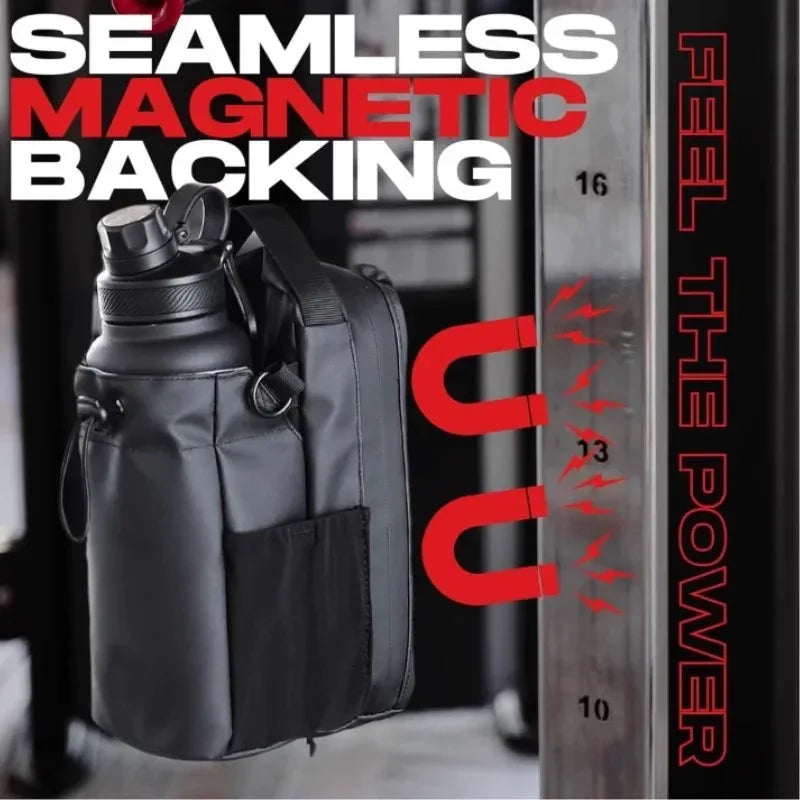 LockedIn Magnetic Gym Pouch – Phone Mount & Storage for Filming Workouts